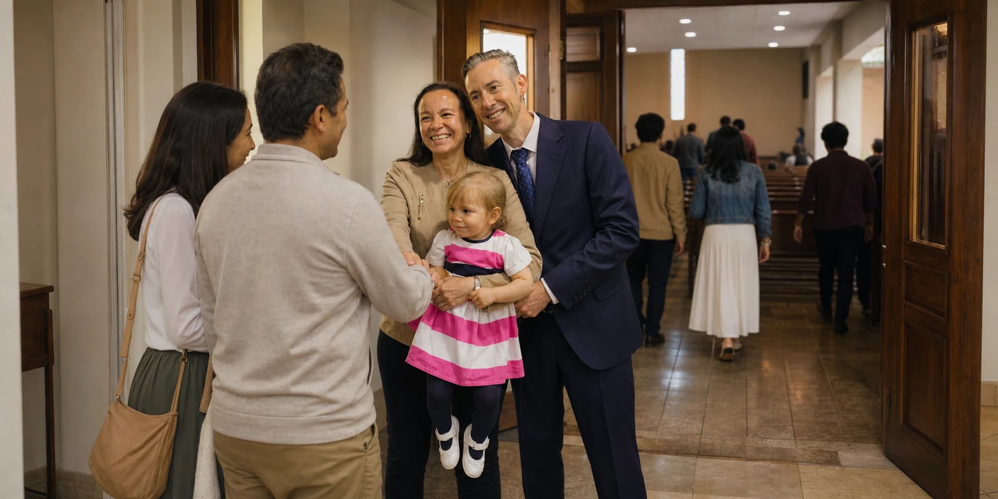 Congregación de la IPR reunida durante el culto de adoración