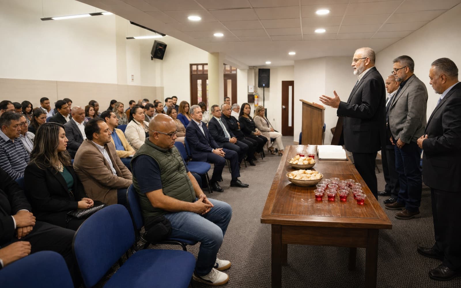La mesa de la Cena del Señor